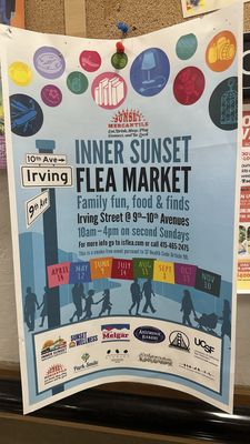 Inner Sunset Flea Market~2nd Sundays April to November 2024 by null