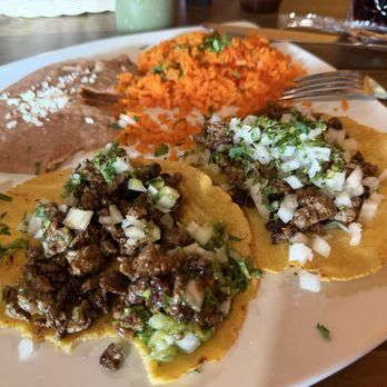 El Fuego Taco - Steak tacos on corn tortilla. - Mexican Near Me - Hoffman Estates, Illinois