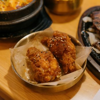 Chodang Tofu & BBQ - Garlic Soy Wings! Can't wait for these to be officially on the menu! - Korean Near Me - Anaheim, California Chodang Tofu & BBQ - Garlic Soy Wings! Can't wait for these to be officially on the menu! - Korean Near Me - Anaheim, California