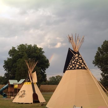 Trails End Restsurant - The Great Spirit blessed the Teepee's with a rainbow!! - American Near Me - Junction, Illinois Trails End Restsurant - The Great Spirit blessed the Teepee's with a rainbow!! - American Near Me - Junction, Illinois
