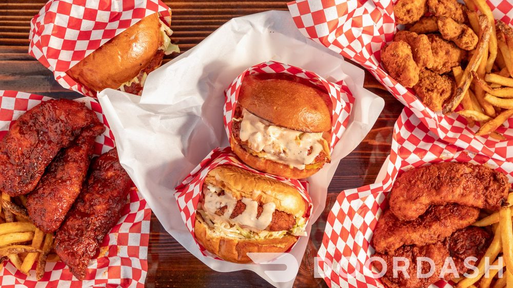 Food from Rooster's Chicken N' Fries