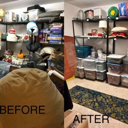 Breakthrough Organizing - Storage room transformation!