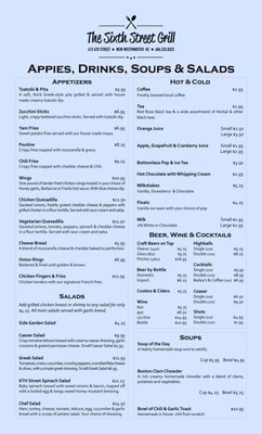 Menu photo 3 Sixth Street Grill New Westminster, BC Menu photo 3 Sixth Street Grill New Westminster, BC