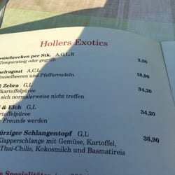 Hollers - Menu