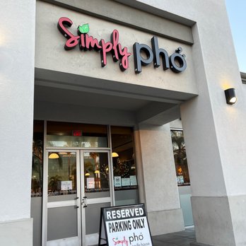 Simply Pho - the front entrance - Noodles Near Me - Orange, California