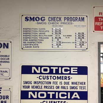 RCR Smog Inspection - Dec 2018 prices - Smog Check Stations Near Me - El Cajon, California RCR Smog Inspection - Dec 2018 prices - Smog Check Stations Near Me - El Cajon, California