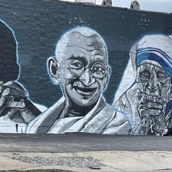 Mother Teresa, MLK, Gandhi Mural