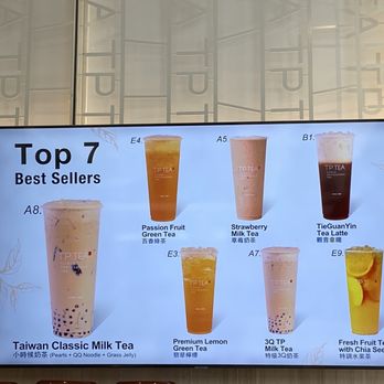 TP Tea - Best sellers menu - Bubble Tea Near Me - Seattle, Washington