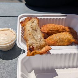 Tony's Donair & Pizza - Donair eggrolls $12