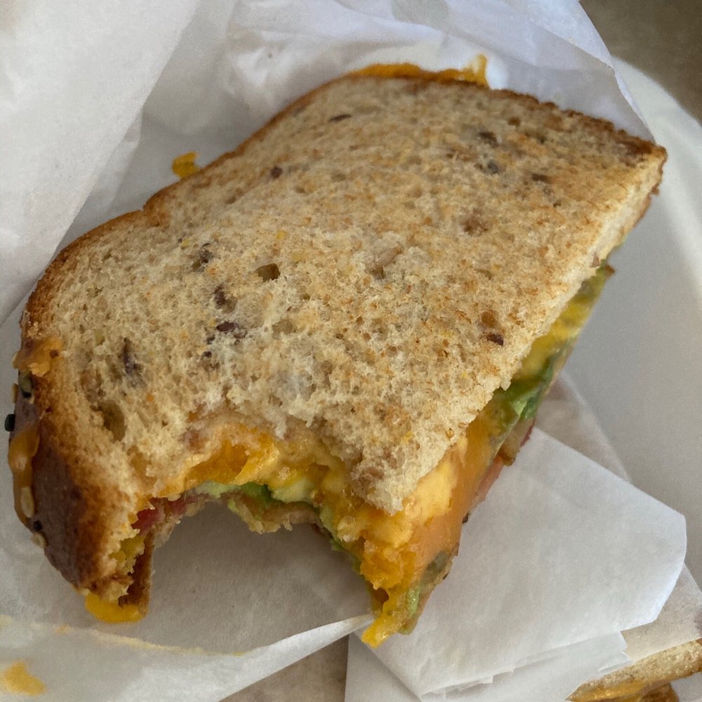 B*tch Don't Grill My Cheese - Bacon Avocado Grilled Cheese, you can see it's barely grilled in the center. - American Near Me - Santa Clara, California B*tch Don't Grill My Cheese - Bacon Avocado Grilled Cheese, you can see it's barely grilled in the center. - American Near Me - Santa Clara, California