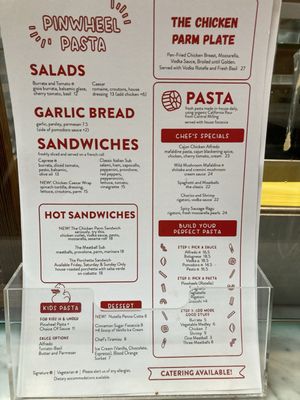 Menu photo 1 Pinwheel Pasta Rancho Cucamonga, CA Menu photo 1 Pinwheel Pasta Rancho Cucamonga, CA