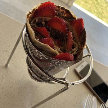 Manna Crepe - Strawberry Nutella Crepe - Creperies Near Me - Katy, Texas Manna Crepe - Strawberry Nutella Crepe - Creperies Near Me - Katy, Texas