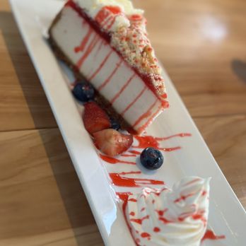 Christopher's Kitchen and Bar - Raspberry donut cheesecake - American Near Me - Woonsocket, Rhode Island Christopher's Kitchen and Bar - Raspberry donut cheesecake - American Near Me - Woonsocket, Rhode Island