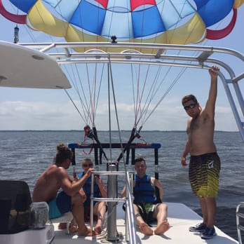 Lighthouse Parasail - Before lift off! - Parasailing Near Me - Corolla, North Carolina Lighthouse Parasail - Before lift off! - Parasailing Near Me - Corolla, North Carolina