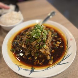 Shang Cafe - Eggplant with Green Peppers ($13) @chelchomps on ig