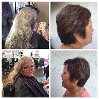3Sixty Salon - Thanks Maria for my moms new look! Makes her look way younger! - Hair Salons Near Me - Fremont, California