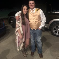 Giddy Up Glamour - My dress and necklace from Giddy Up Glamour! I wore it to his (pictured) wedding!