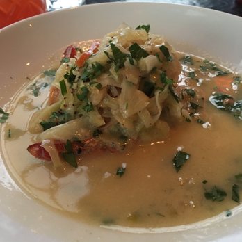 Battalion - Shrimp w a cabbage slaw. Light and probably very healthy. - Italian Near Me - San Antonio, Texas