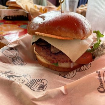 Clocked - Mushroom and Swiss Burger - Diners Near Me - Athens, Georgia
