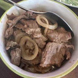 Beef steak with onion tender beef Beef steak with onion tender beef