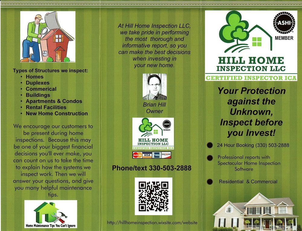 Hill Home Inspection - mold inspector in Youngstown, OH