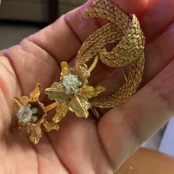 Nick's Jewerly Repair - Gold and diamonds...five pieces put together to make one statement piece.