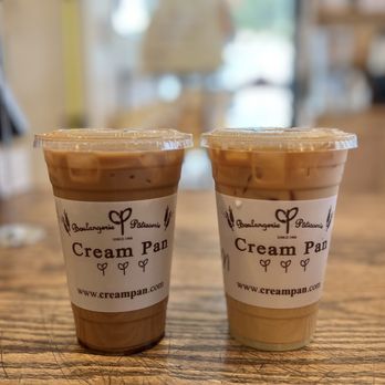 Cream Pan - Caramel Mocha Latte and White Chocolate Mocha Latte - Bakeries Near Me - Tustin, California