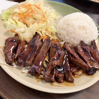 Akagi Restaurant - Beef teriyaki lunch plate - Japanese Near Me - San Bruno, California