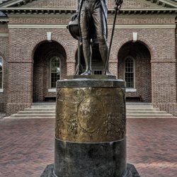 William & Mary - James Monroe Statue at William and Mary