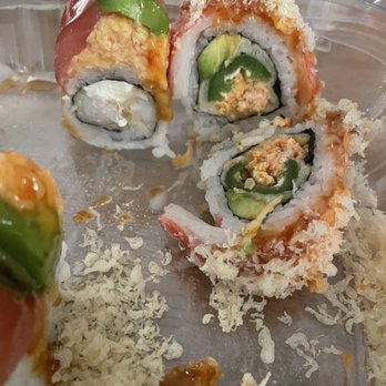 Wahada Sushi - Utah roll (left) firecracker roll (right) - Sushi Bars Near Me - Baton Rouge, Louisiana Wahada Sushi - Utah roll (left) firecracker roll (right) - Sushi Bars Near Me - Baton Rouge, Louisiana