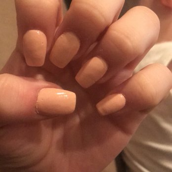 Golden Nails - nails very clumpy after i told her i didn't want more than two coats, end result took forever to dry resulting in having bubbles and marks - Nail Salons Near Me - Torrance, California