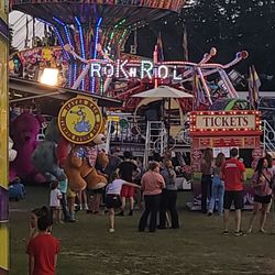 Elliott's Amusements - Up and over you go on the Rok N Rol