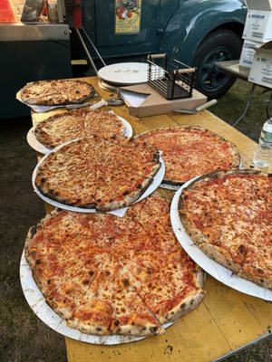 Big Green Truck Pizza by null