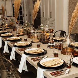 Well Kept Catering - Table setting for a catered Saturday Dinner