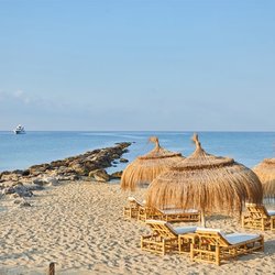 Assaona - Sundecks at the sandy beach