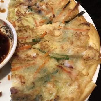 Kim's Korean BBQ Restaurant - Seafood pancake. A must if you like seafood. - Korean Near Me - Jacksonville, Florida