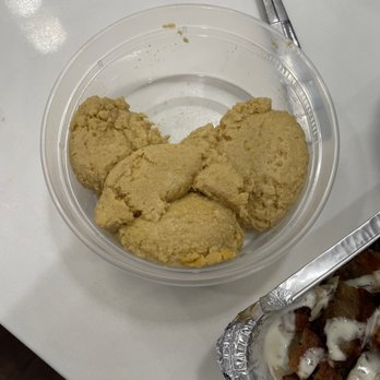 Shah’s Halal Food - a bowl of mashed potatoes and a bowl of mashed potatoes - Halal Near Me - Commack, New York