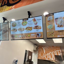 Menu boards