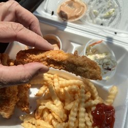 Raising Cane's Chicken Fingers - 4 piece tender meal. $10.59 with a drink.