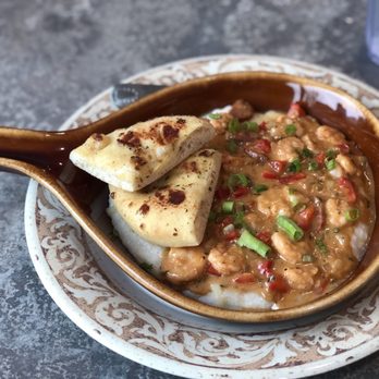 Another Broken Egg Cafe - Shrimp and grits!!!!! So goooooood!!! - Breakfast & Brunch Near Me - Fishers, Indiana
