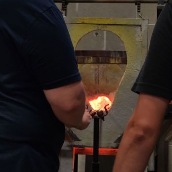 Burnt Glassworks - Heating the glass - Glass Blowing Near Me - Jacksonville, Florida Burnt Glassworks - Heating the glass - Glass Blowing Near Me - Jacksonville, Florida