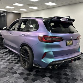 Street Image Wraps - Bmw X5 wrapped in Oracal Matte Blue Turquoise Lavender - Car Window Tinting Near Me - San Leandro, California Street Image Wraps - Bmw X5 wrapped in Oracal Matte Blue Turquoise Lavender - Car Window Tinting Near Me - San Leandro, California
