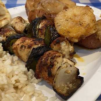 Papa Cristo's - Chicken Kebab Plate - Greek Near Me - Los Angeles, California Papa Cristo's - Chicken Kebab Plate - Greek Near Me - Los Angeles, California