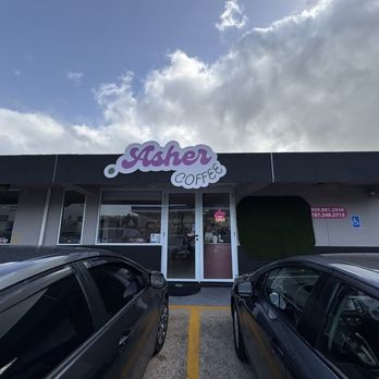 Asher Coffee - Rótulo exterior y entrada - Coffee & Tea Near Me - Caguas, Puerto Rico Asher Coffee - Rótulo exterior y entrada - Coffee & Tea Near Me - Caguas, Puerto Rico