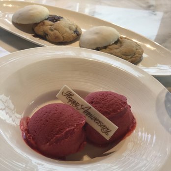 GIADA - Raspberry chamomile sorbet with cookies - Italian Near Me - Las Vegas, Nevada GIADA - Raspberry chamomile sorbet with cookies - Italian Near Me - Las Vegas, Nevada