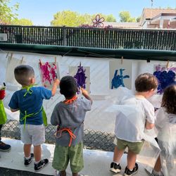 Devonshire Preschool & Infant Center - The children had a blast expressing themselves through splash painting--ending the week with laughter, mess, and masterpieces!