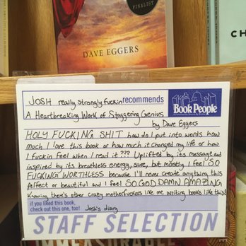BookPeople - An example of the refined literary skills of Book People's employees - Bookstores Near Me - Austin, Texas