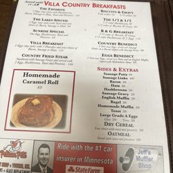 Cornfield Cafe - Menu