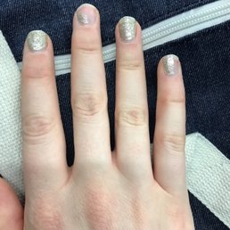 4 days later and completely chipped off, no picking or heavy wear happened.