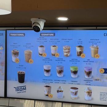 Tram Cream Coffee - Menu - Coffee & Tea Near Me - Stockton, California Tram Cream Coffee - Menu - Coffee & Tea Near Me - Stockton, California